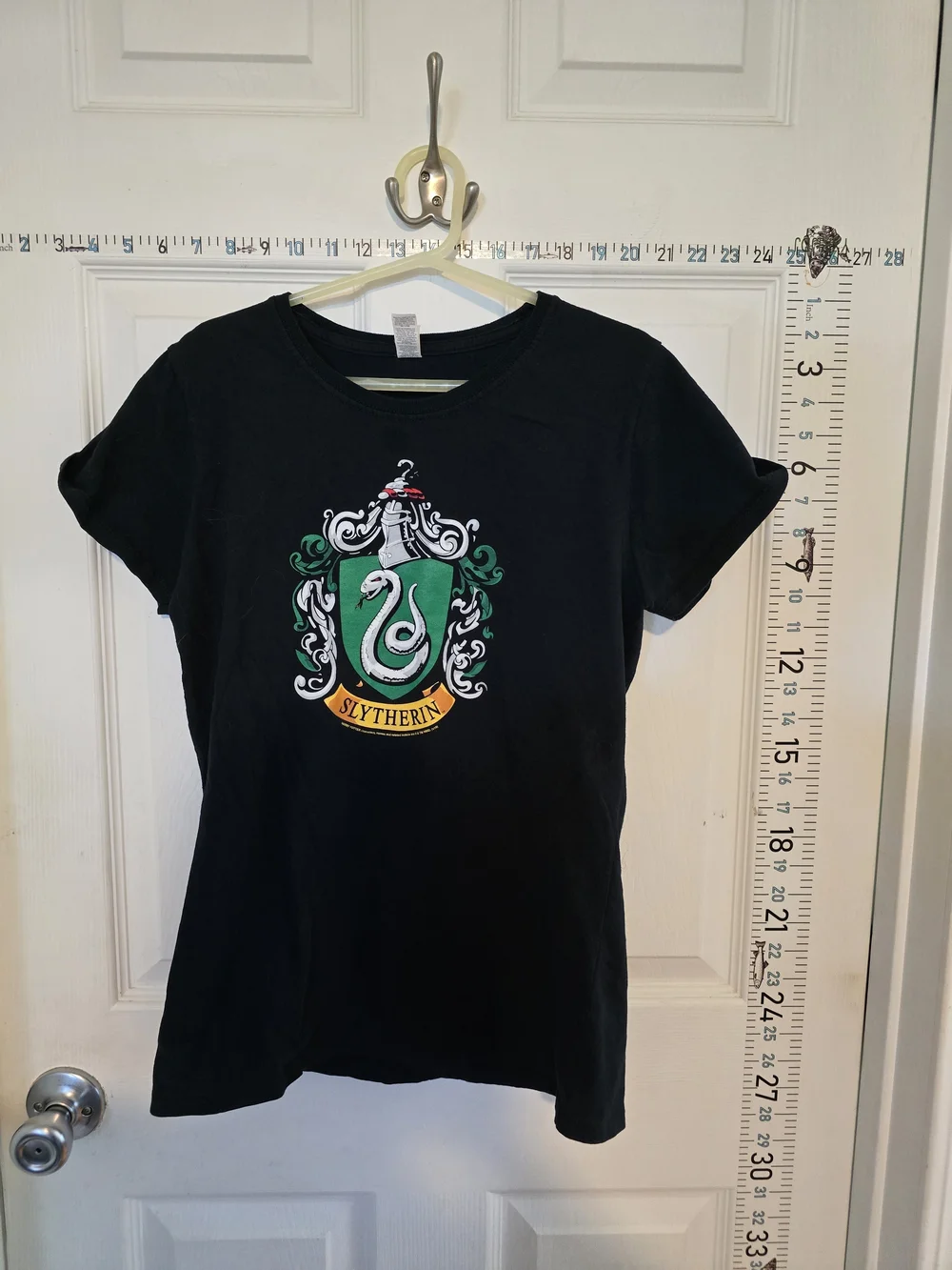 Slytherin Crest Kids T-Shirt - Black & Green